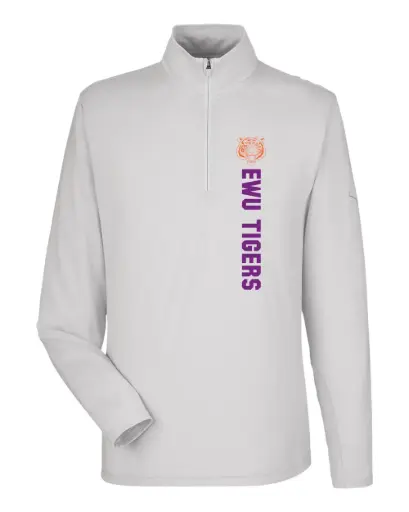 Gray Team EWU Bandon Quarter-Zip Pullover